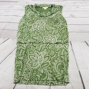 Michael Kors Dress Size P/L Sleeveless Paisley